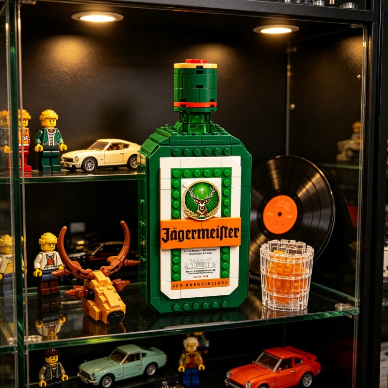 Jagermeister Likör Şişesi Yapı - Building Block Mini incelemesi ve fiyatı
