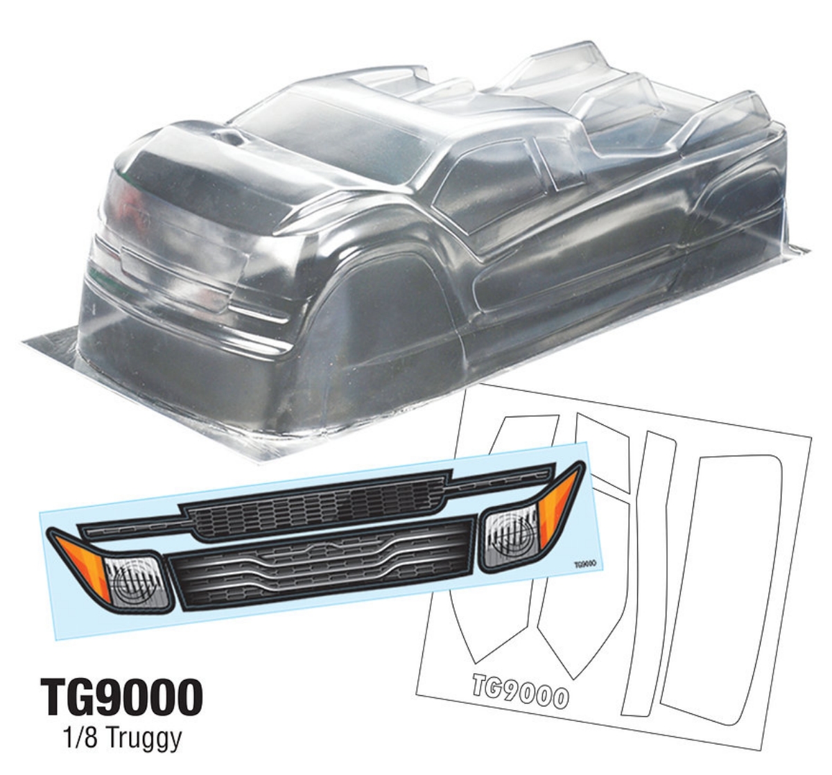 TG9000 1/8 Truggy Gövde, Team  - Tamiya Model Paint Set incelemesi ve fiyatı
